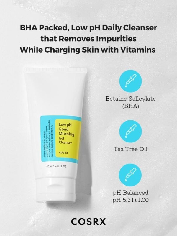 ⁦low ph morning gel cleanser 150 ml 
جل التنظيف الصباحي⁩ - الصورة ⁦2⁩
