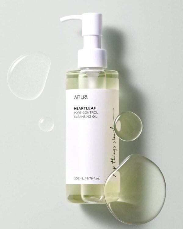 ⁦HEARTLEAF PORE CONTROL CLEANSING OIL غسول زيتي انوا 200ml⁩ - الصورة ⁦2⁩