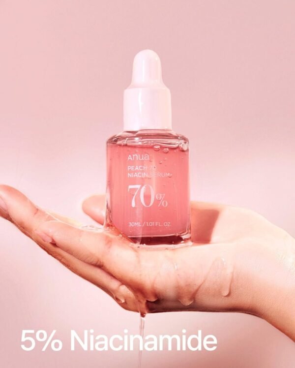 ⁦PEACH 70% NIACINAMIDE SERUM سيروم الخوخ انوا 30ml⁩ - الصورة ⁦8⁩