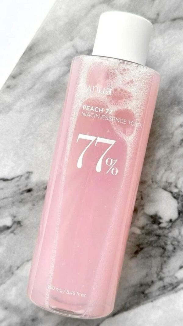 ⁦Anua, Peach 77 Niacin Essence Toner
250ml
تونر الخوخ والنياسين انوا⁩ - الصورة ⁦3⁩