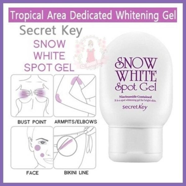 ⁦Secret Key, Snow White Spot 
جل لعلاج البقع Snow White، ‏2.29 أونصة (65 جم)⁩ - الصورة ⁦2⁩