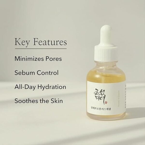⁦Glow Serum : Propolis + Niacinamide
مصل الإشراقة، العكبر + النياسيناميد،  أونصة سائلة (30 مل)⁩ - الصورة ⁦2⁩