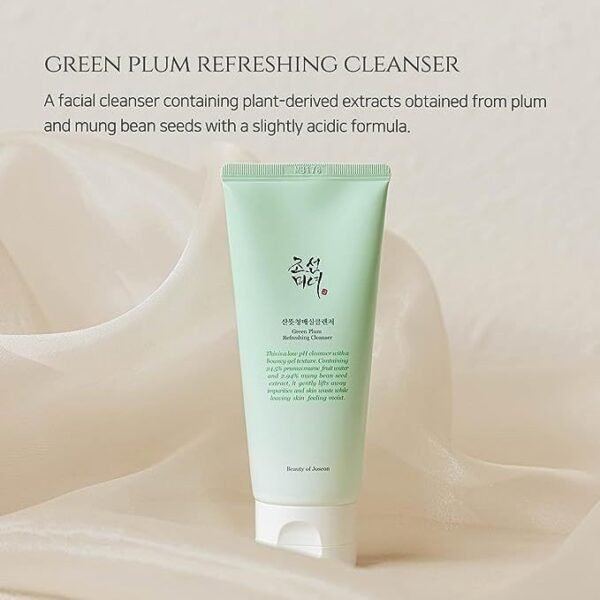 ⁦Green Plum Refreshing Cleanser
منظف البرقوق الأخضر المنعش، 3.38 أونصات سائلة (100 مل)⁩ - الصورة ⁦3⁩