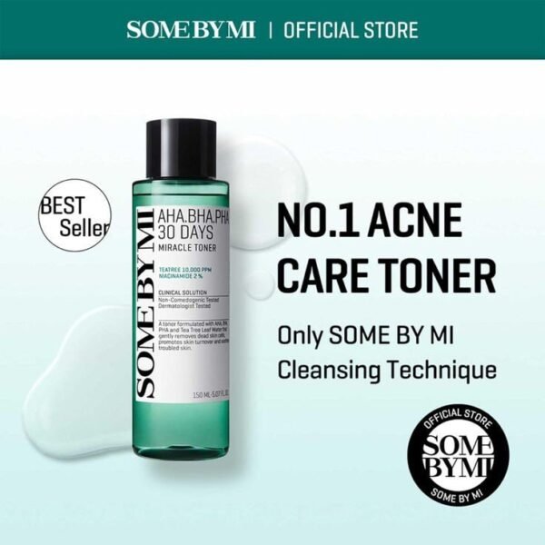 ⁦AHA, BHA, PHA 30 DAYS MIRACLE TONER 150ml
تونر المعجزة ، حماض ألفا هيدروكسي وأحماض بيتا هيدروكسي وأحماض متعددة الهيدروكسيل، تونر تركيبة الـ 30 يوم السحرية.⁩ - الصورة ⁦2⁩