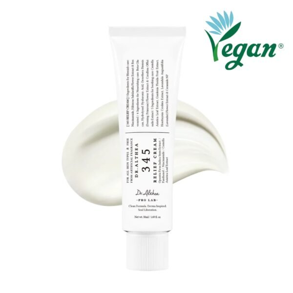 345 Relief Cream كريم جل مرمم متجدد غني بالمغذيات