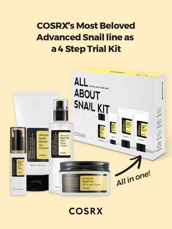 ⁦All about snail kit مجموعة العناية بخلاصة الحلزون⁩ - الصورة ⁦2⁩
