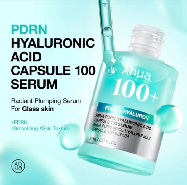 ⁦ANUA PDRN HYALURONIC ACID
CAPSULE 100 SERUM 30ml⁩ - الصورة ⁦2⁩