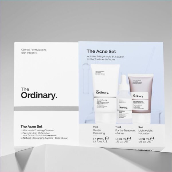 THE ORDINARY - The Clear Set
ذا اوردناري سيت 3 قطع غسول ومرطب وسيروم سالسليك اسيد