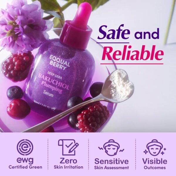 ⁦EQQUALBERRY - Bakuchiol Plumping Serum سيروم الباكوشيول⁩ - الصورة ⁦3⁩