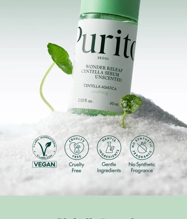⁦Purito SEOUL - Wonder Releaf Centella Serum Unscented سيروم تهدئة ودعم البشرة من بوريتو⁩ - الصورة ⁦8⁩
