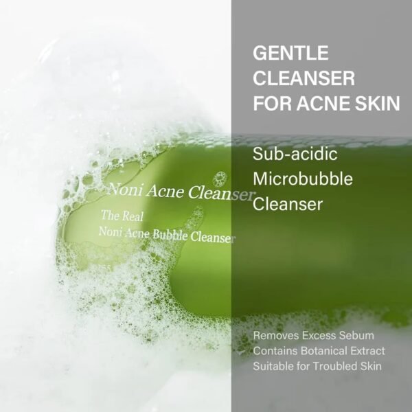 ⁦celimax - The Real Noni Acne Bubble Cleanser
غسول بابل ضد الحب⁩ - الصورة ⁦4⁩