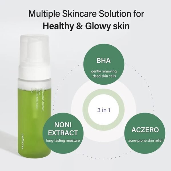 ⁦celimax - The Real Noni Acne Bubble Cleanser
غسول بابل ضد الحب⁩ - الصورة ⁦2⁩