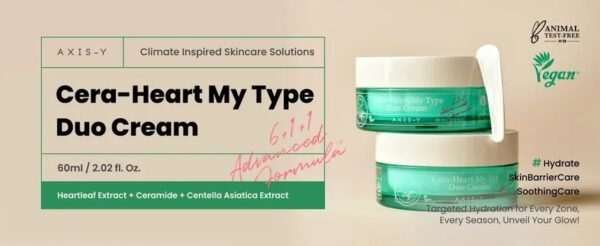 ⁦AXIS - Y - Cera-Heart My Type Duo Cream كريم الترطيب المزدوج 2 في 1⁩ - الصورة ⁦7⁩