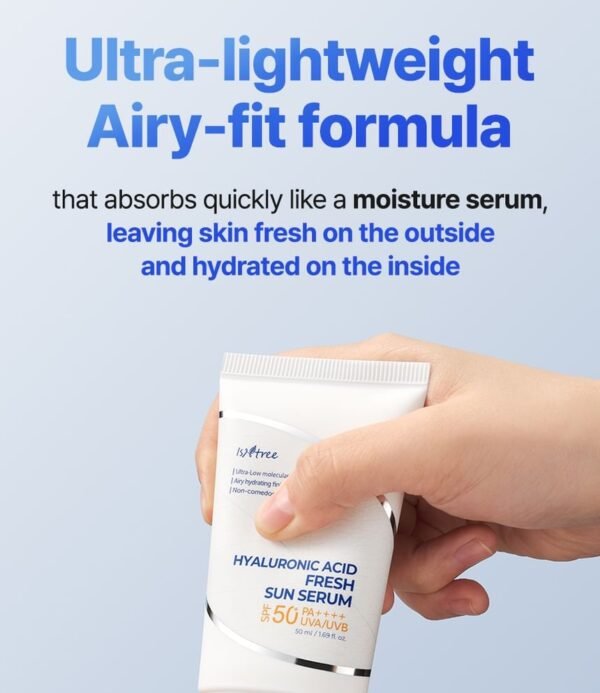 ⁦Isntree - Hyaluronic Acid Fresh Sun Serum⁩ - الصورة ⁦4⁩