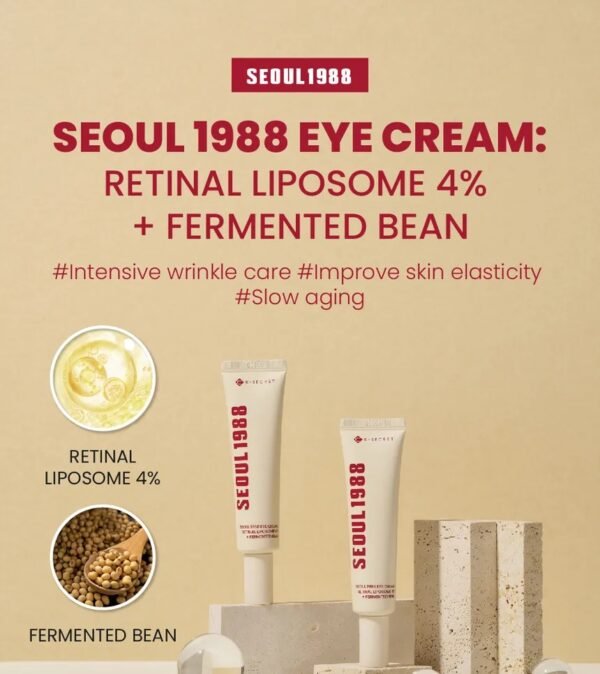 ⁦KSECRET - SEOUL 1988 Eye Cream : Retinal Liposome 4% + Fermented Bean⁩ - الصورة ⁦2⁩