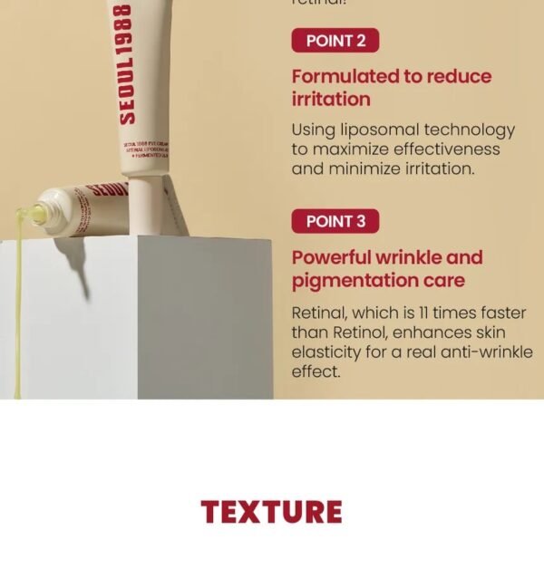 ⁦KSECRET - SEOUL 1988 Eye Cream : Retinal Liposome 4% + Fermented Bean⁩ - الصورة ⁦9⁩