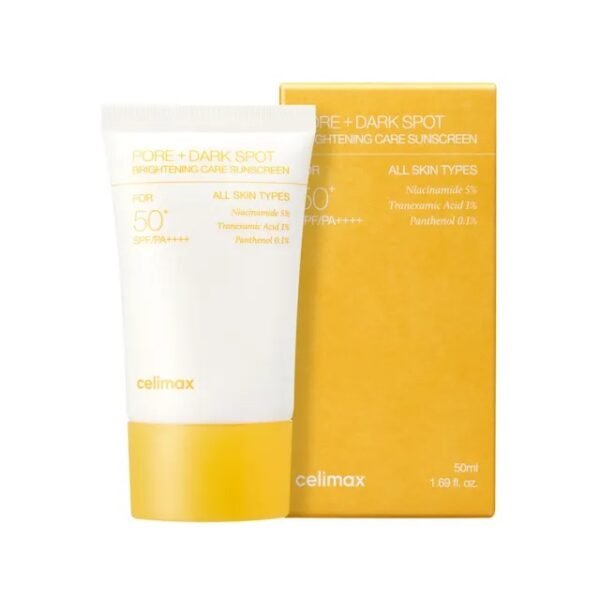 celimax - Pore+ Dark Spot Brightening Care Sunscreen واقي شمس سيليماكس للعناية بالبقع الداكنة 50مل