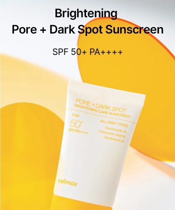 ⁦celimax - Pore+ Dark Spot Brightening Care Sunscreen واقي شمس سيليماكس للعناية بالبقع الداكنة 50مل⁩ - الصورة ⁦11⁩