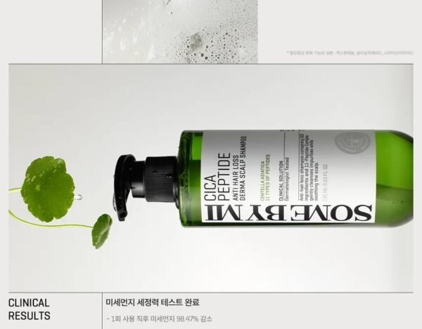 ⁦SOME BY MI - Cica Peptide Anti Hair Loss Derma Scalp Shampoo 285ml شامبو ضد التساقط بالببتايدز⁩ - الصورة ⁦2⁩