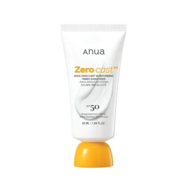 Anua - Zero-Cast Moisturizing Finish Sunscreen انوا سن سكرين 50 مل