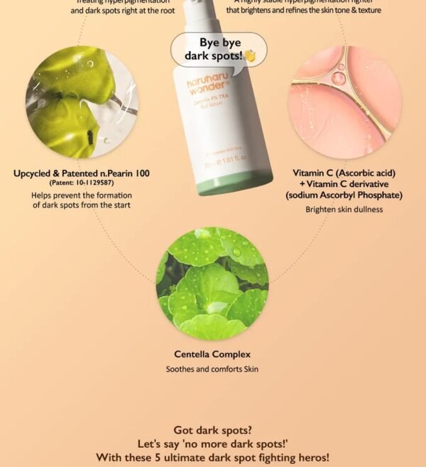 ⁦haruharu wonder - Centella 4% TXA Gel Serum 30ml سيروم للتصبغ⁩ - الصورة ⁦5⁩