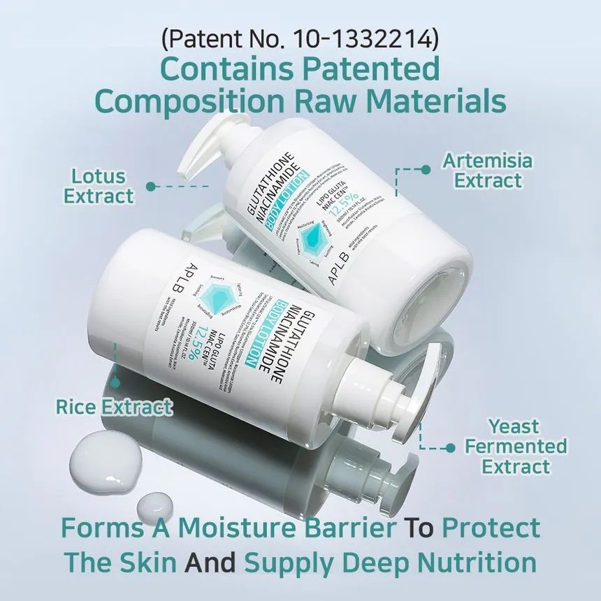APLB - Glutathione Niacinamide Body Lotion
مرطب الجسم مفتح للمناطق 300 مل - الصورة 13