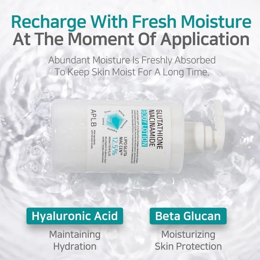 APLB - Glutathione Niacinamide Body Lotion
مرطب الجسم مفتح للمناطق 300 مل - الصورة 14
