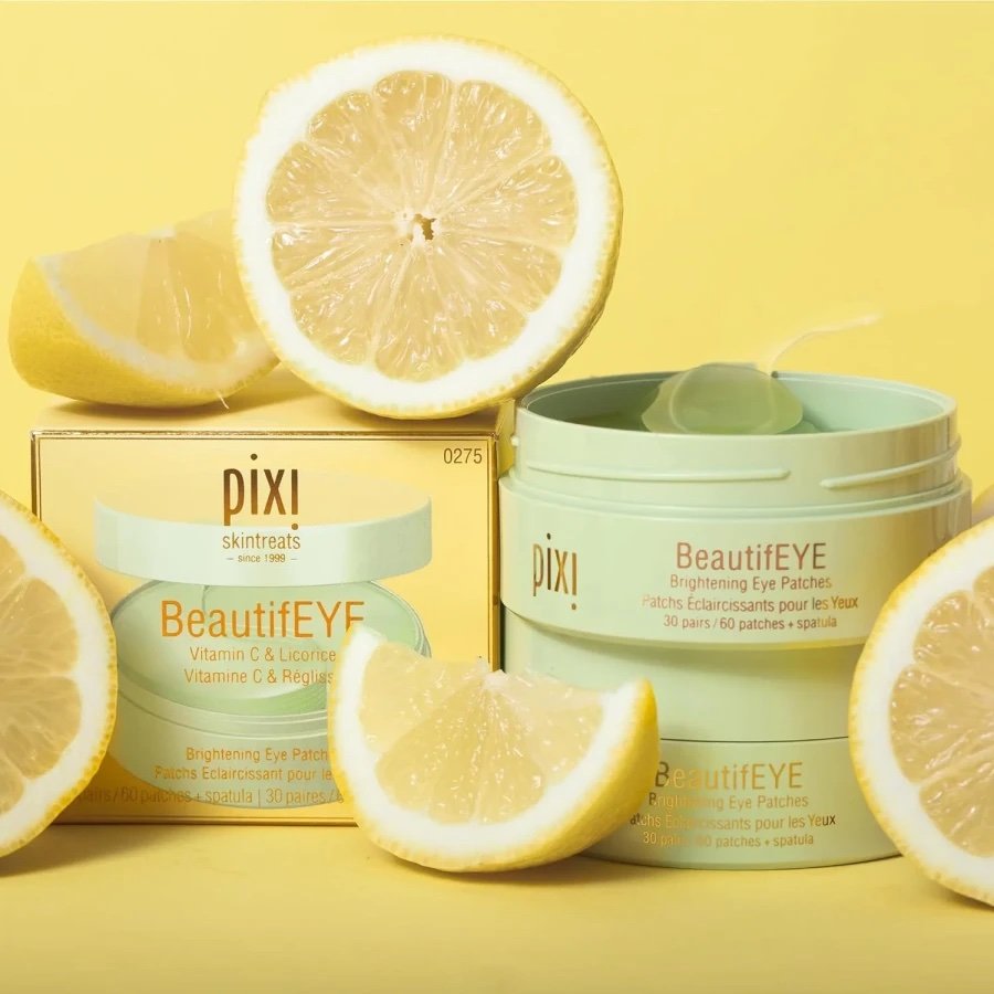 Pixi BeautifEYE Brightening Eye Patches with Vitamin C , For Dry Skin, لصقات تفتيح حول العين 60 لاصقة - الصورة 2