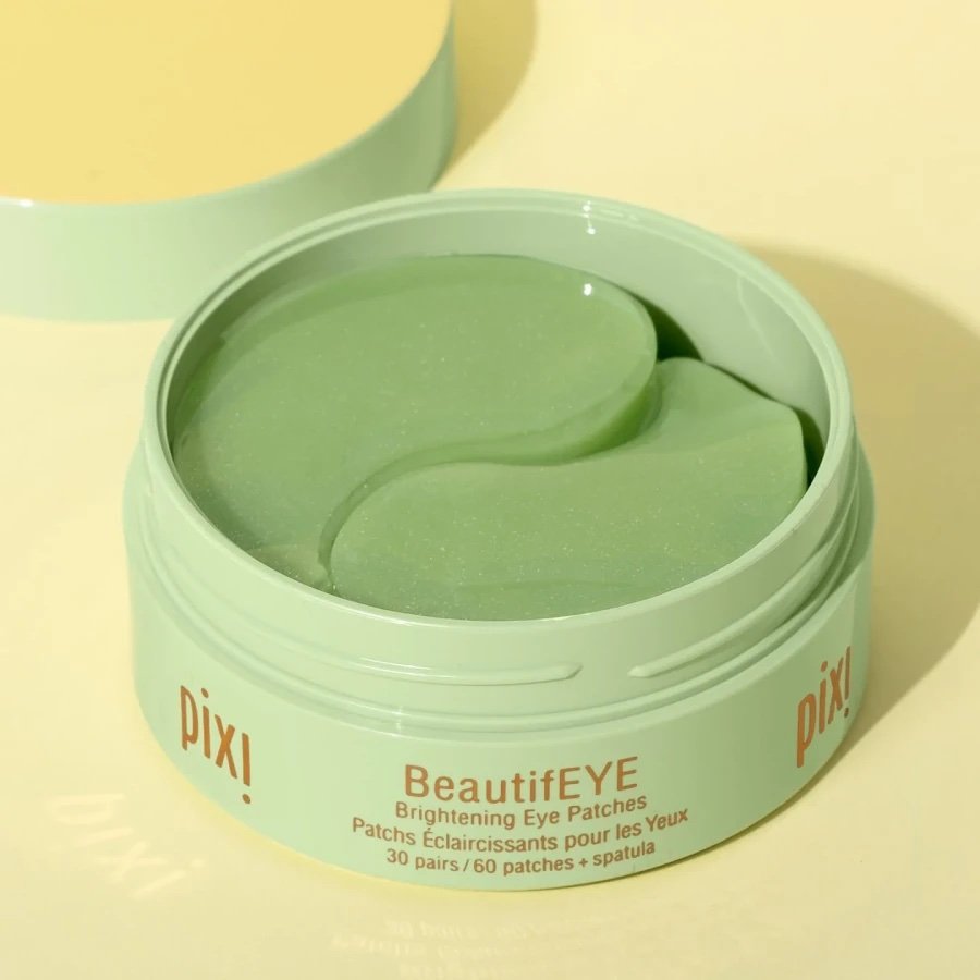 Pixi BeautifEYE Brightening Eye Patches with Vitamin C , For Dry Skin, لصقات تفتيح حول العين 60 لاصقة