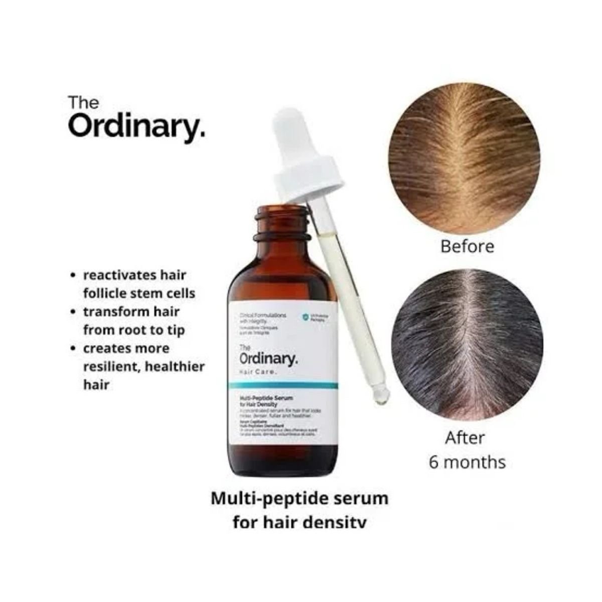 The Ordinary Women's New Multi-Peptide Serum for Hair Density 30ml - الصورة 2