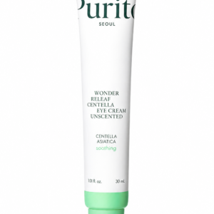 PURITO Wonder Releaf Centella Eye Cream Unscented 30ml - كريم عيون مهدئ ومرطب بخلاصة السنتيلا للبشرة الحساسة وخطوط العين الدقيقة