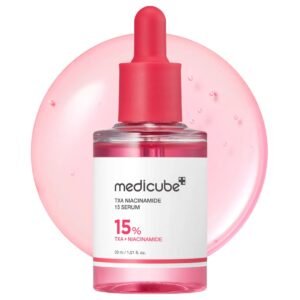سيروم Medicube Niacinamide TXA لتفتيح البشرة وتقليل التصبغات – سيروم حمض الترانيكساميك والنياسيناميد لتوحيد لون البشرة وعلاج البقع الداكنة 30 مل