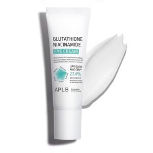 APLB Glutathione Niacinamide Eye Cream 20ml – كريم عين بالجلوتاثيون والنياسيناميد لترطيب محيط العين وتحسين الإشراقة وتوحيد مظهر لون البشرة