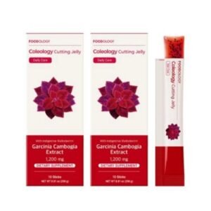 FOODOLOGY Coleology Cutting Jelly 0.88 oz.(250g) x 10ea كولاجين جيلي بنكهة الرمان