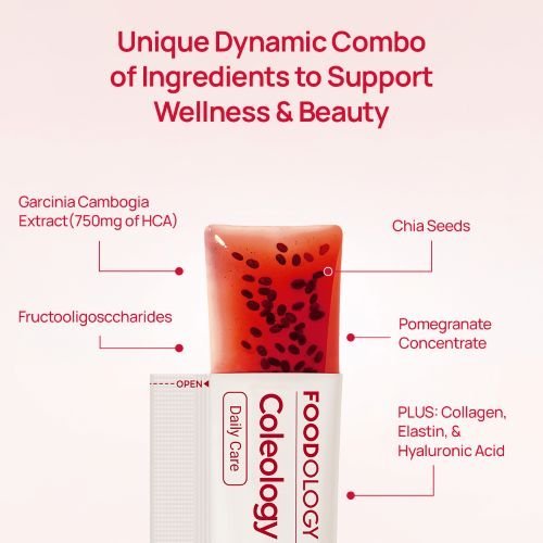 FOODOLOGY Coleology Cutting Jelly 0.88 oz.(250g) x 10ea كولاجين جيلي بنكهة الرمان - الصورة 7