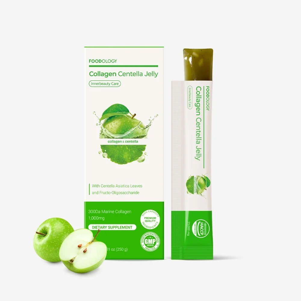 FOODOLOGY Coleology Cutting Jelly 0.88 oz.(250g) x 10ea كولاجين جيلي بنكهة الرمان - الصورة 2